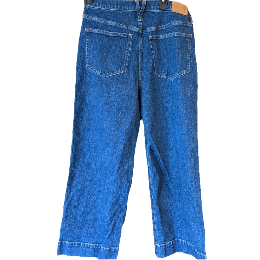 J Crew Women's Slim Wide Leg Denim Jeans BT758 High Rise Wide Leg 30 X 26 - Picture 3 of 8
